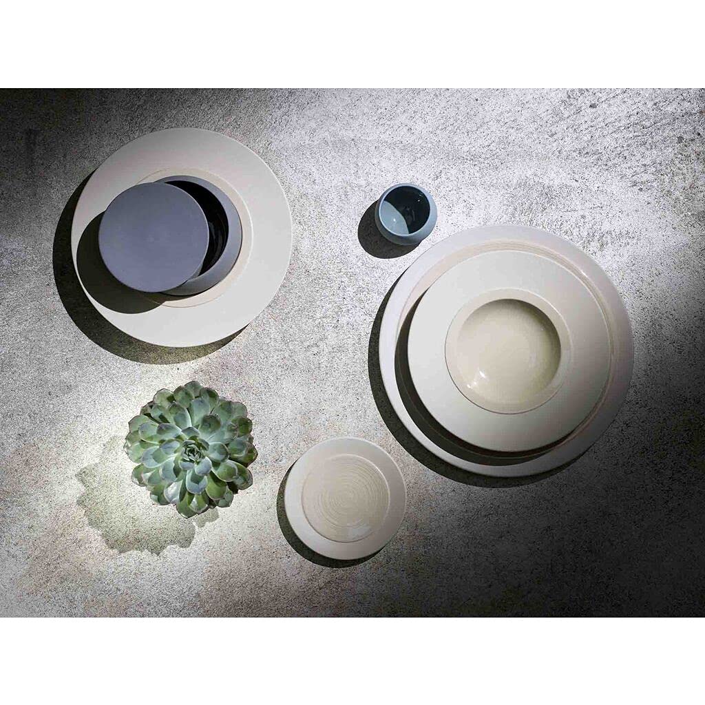 Luxury French Salad Plate Set - Bahia Collection - Set of 4 Elegant Dinnerware - Perfect for Fine Dining, Wedding Gifts & Home Decor