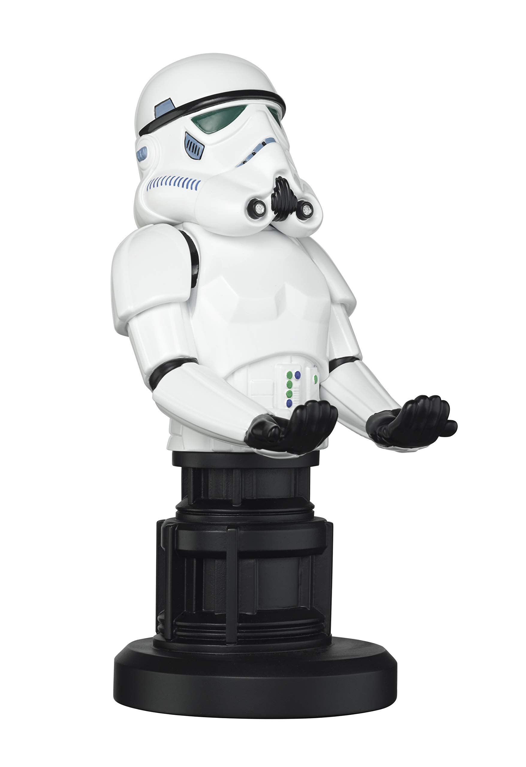 Star Wars Stormtrooper Gaming Controller & Phone Holder - Officially Licensed Cable Guys Stand for PS5, Xbox, Switch | Perfect for Gamers & Collectors - Desk Organizer & Cable Management Solution