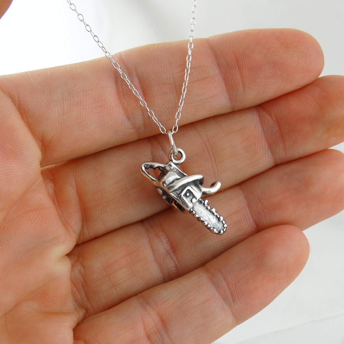 FashionJunkie4Life Unique Sterling Silver Pendant Necklace for Women - 18