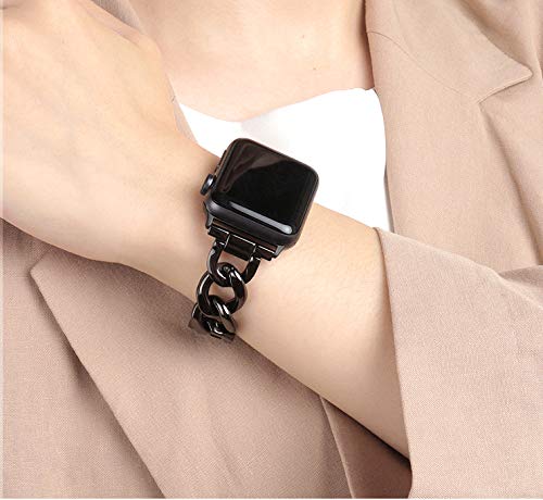 Kolgios 38mm 40mm 41mm 42mm 44mm 45mm 46mm Women's Fashion Smartwatch Band - Compatible with Apple Watch Series 10/9/8/7/6/SE/5/4 - Stylish Replacement Bracelet Strap for iWatch - Perfect Gift for Her - Ideal for Workouts, Office & Everyday Wear