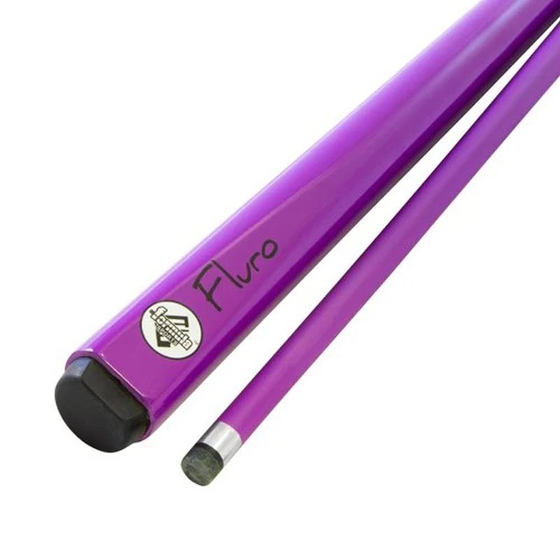 57 Inch Professional 2-Piece Pool Cue with Fluro Finish - Perfect for Billiards, Pool Halls & Home Game Rooms