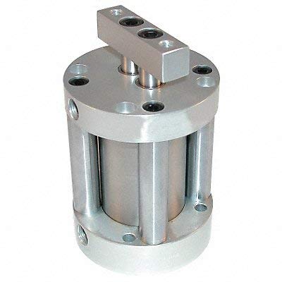 Stainless Steel Air Cylinder 2.88 Inch Length - High Pressure Pneumatic Actuator for Industrial Automation & Machinery Applications