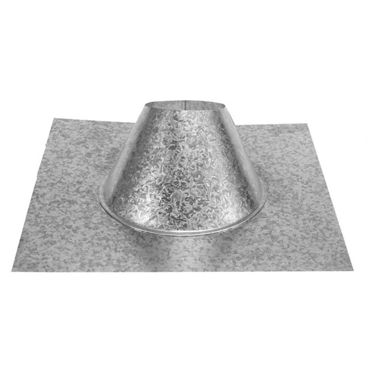 3 PelletVent Pro Adjustable 0/12 to 6/12 Roof Flashing Kit - High-Temperature Chimney Pipe Venting for Wood Pellet Stoves - Perfect for Home Heating & Outdoor Installations