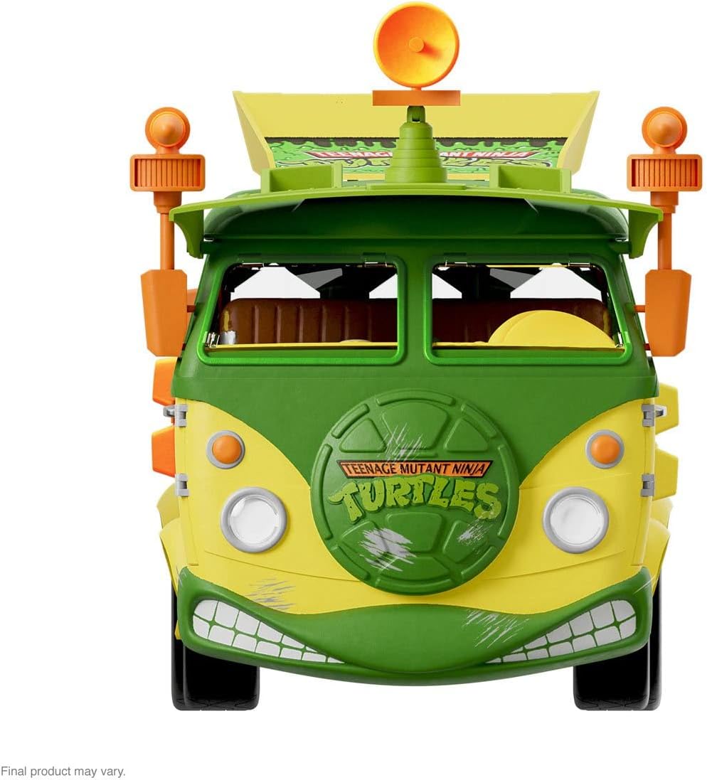 Super7 Teenage Mutant Ninja Turtles Ultimates Party Wagon Vehicle - Collectible Action Figure Playset for TMNT Fans, Perfect for Display & Play Scenes