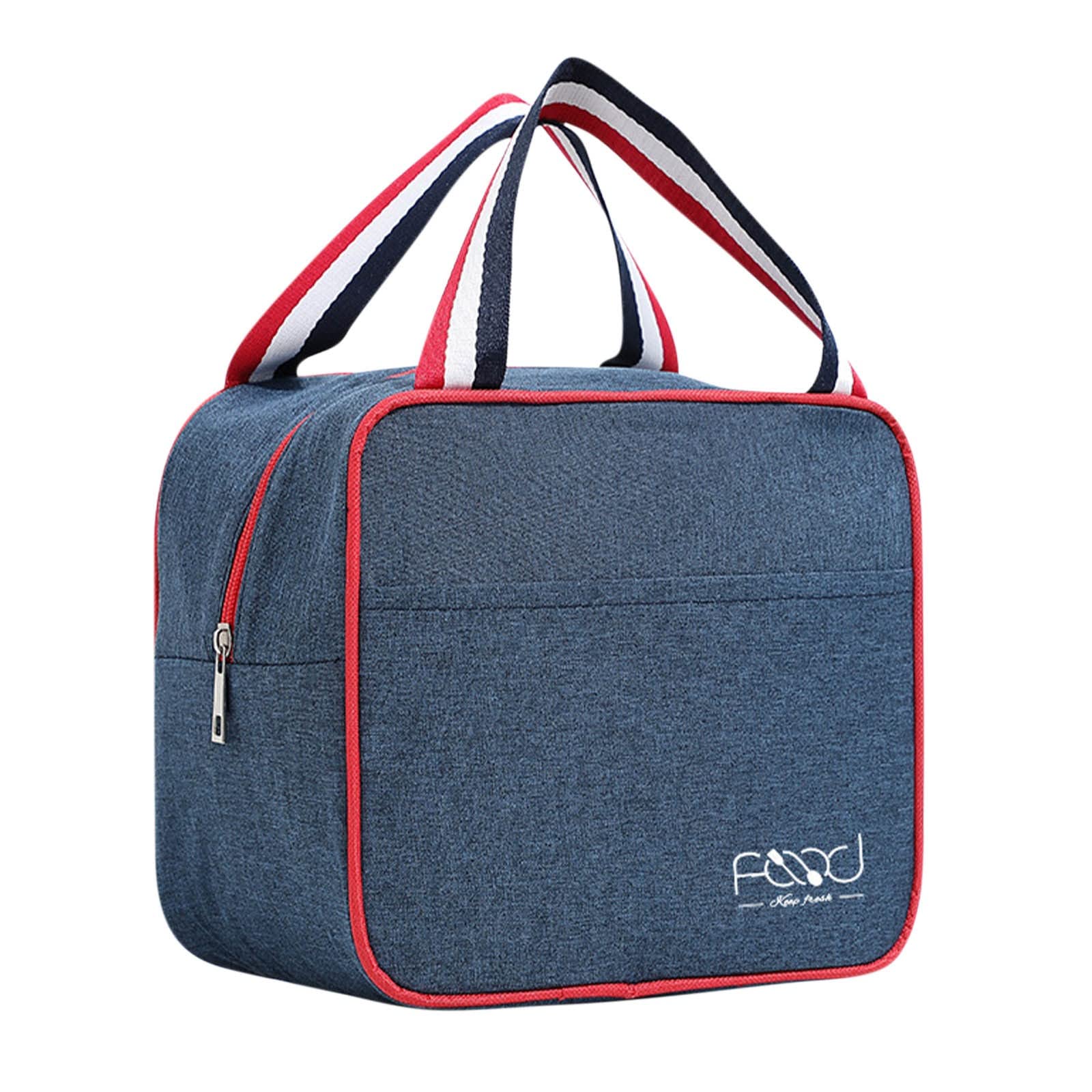 Premium Oxford Cloth Lunch Bag - Insulated Picnic Cooler Bag for Work, School & Outdoor Activities | Large Thermal Bento Box Carrier with Ice Pack | Family Matching Set for Christmas Gifts