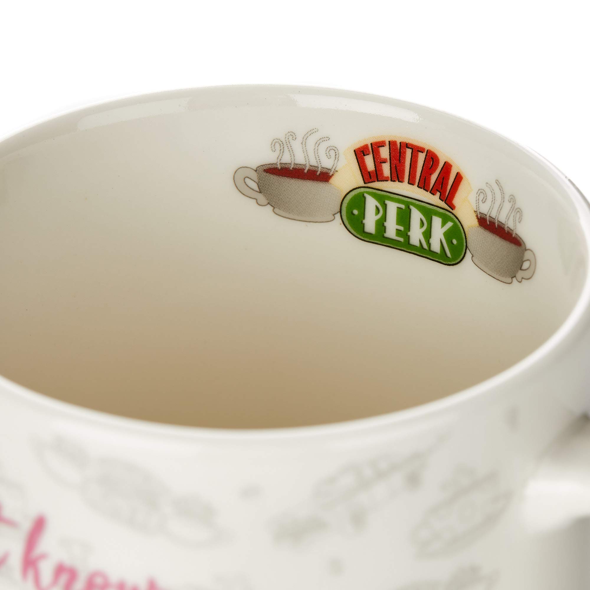 Friends TV Show Phoebe Buffay 'They Don't Know' Quote Coffee Mug 300ml - Perfect Gift for Friends Fans, Office Use & Coffee Lovers