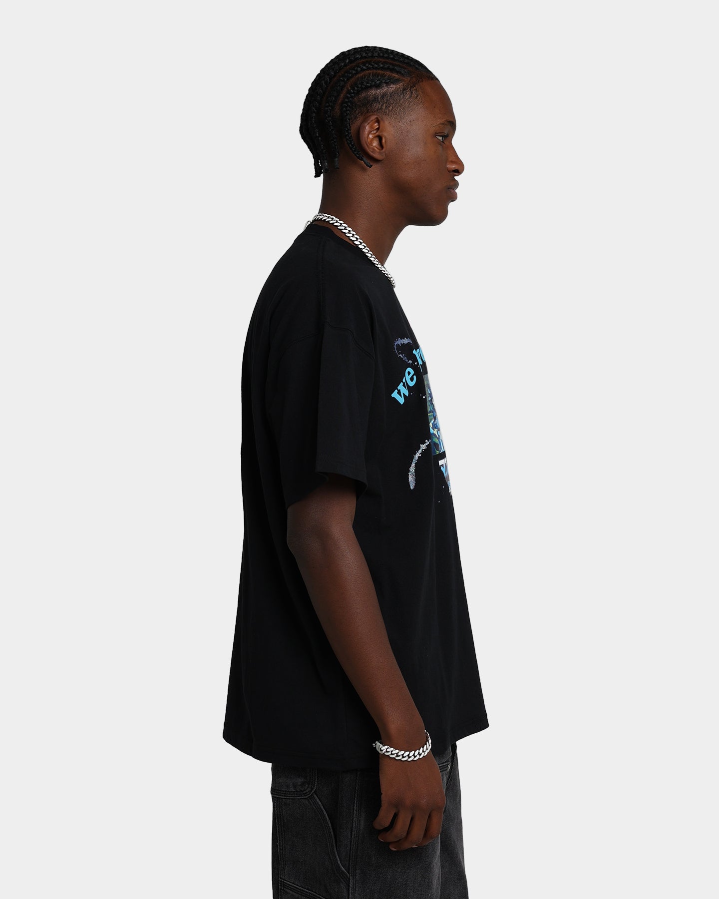 Mattel Advisory Board Crystal X 'We Have The Power' Black Graphic T-Shirt - Casual Wear for Fans & Collectors