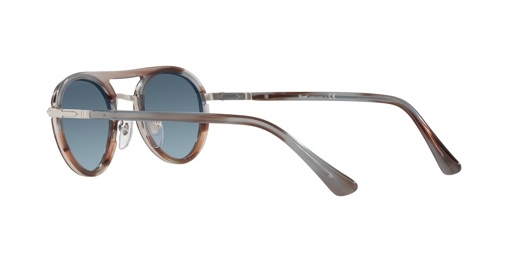 Persol PO2485S Round Polarized Sunglasses for Men & Women - UV Protection, Classic Retro Style - Perfect for Driving, Travel & Outdoor Activities