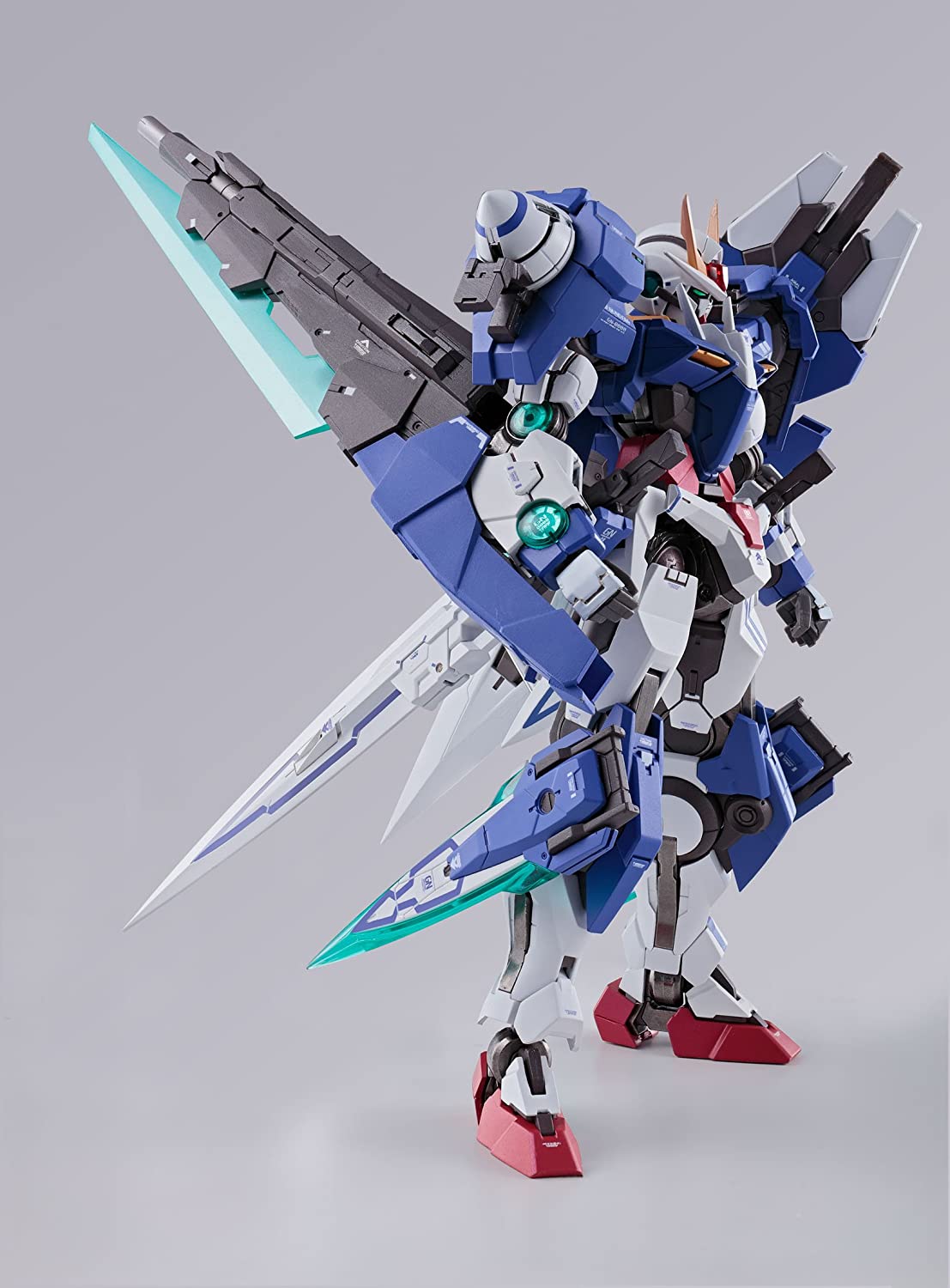 Bandai Metal Build 00V: Battlefield Record 00 Gundam Seven Sword/G Action Figure - High-Quality Collectible Model Kit for Anime Fans & Gundam Enthusiasts - Perfect for Display, Collection, and Role-Playing Battles