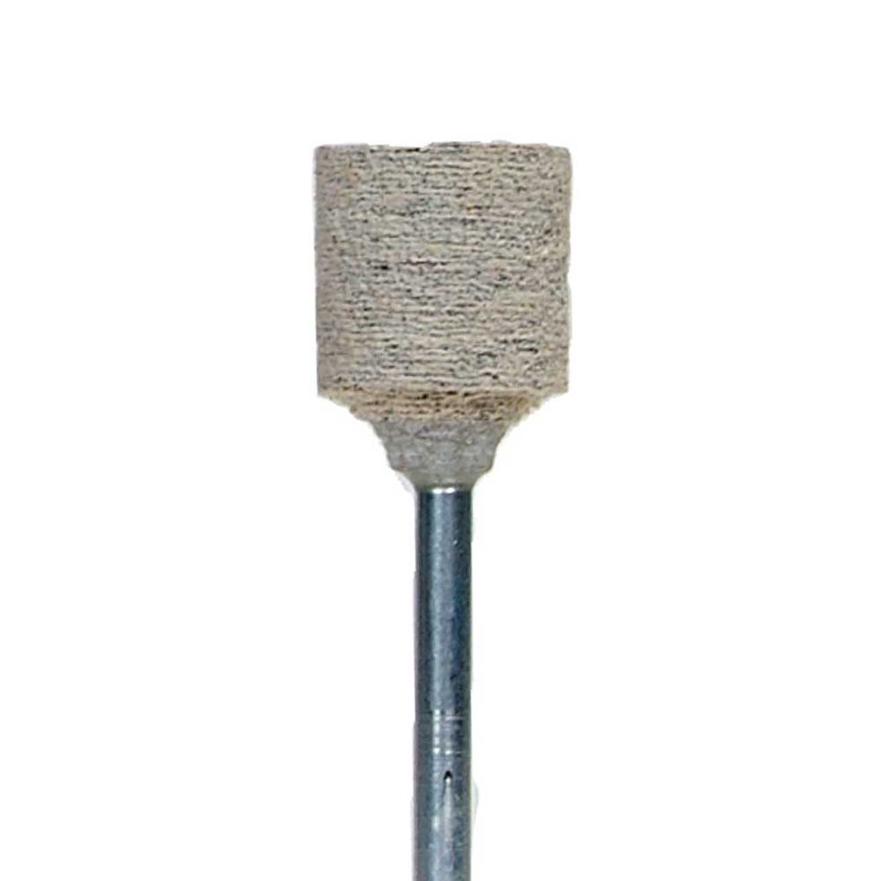 Norton 61463622649 1/2x1/2x1/8 Inch AO Cotton Fiber Mounted Points, Type W185, 80 Grit, 25 Pack - Perfect for Metal Polishing, Woodworking & DIY Crafts