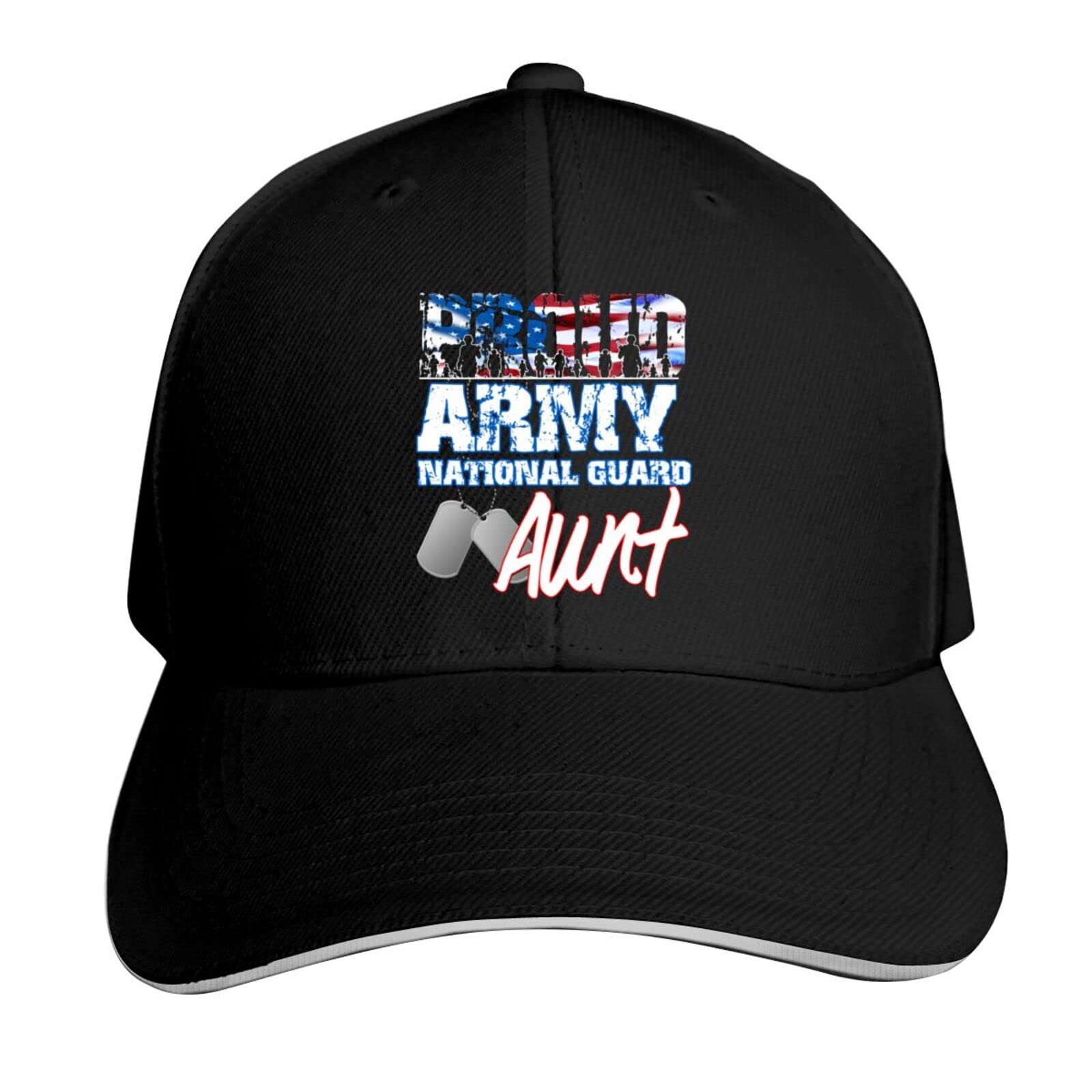 Proud Army National Guard Aunt Unisex Baseball Cap - Adjustable Cowboy Style Dad Hat for Men & Women - Perfect for Outdoor Activities, Military Support & Casual Wear