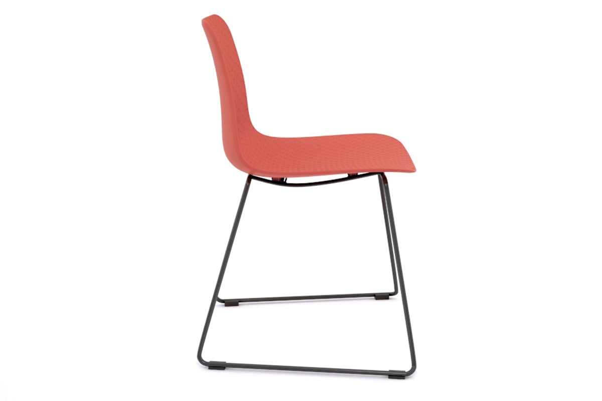 Dune Cafe Chair with Sled Base - Modern Bistro Dining Chair for Restaurants, Coffee Shops & Home Decor