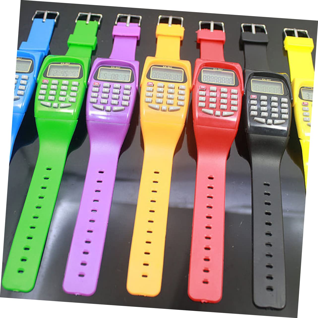 STOBOK 6-Pack Kids Calculator Watches - Digital Wrist Watch with Multi-Function Calculator for Boys & Girls - Perfect for School, Math Practice & Everyday Use