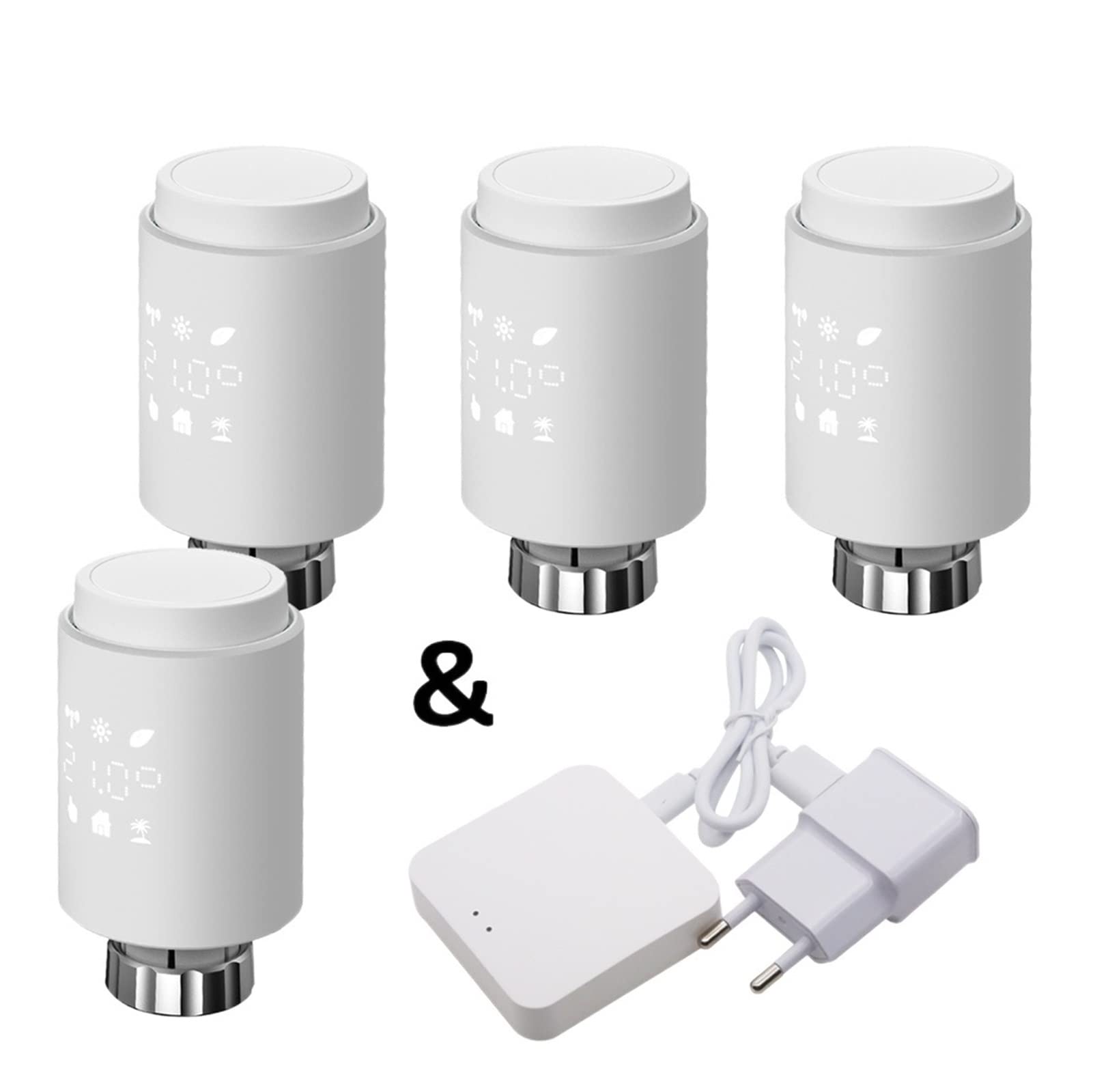 Smart WiFi Thermostatic Radiator Valve Actuator & Programmable Sprinkler Timer - Digital Temperature Controller for Home Heating & Garden Irrigation System - Perfect for Smart Home Automation & Water Conservation