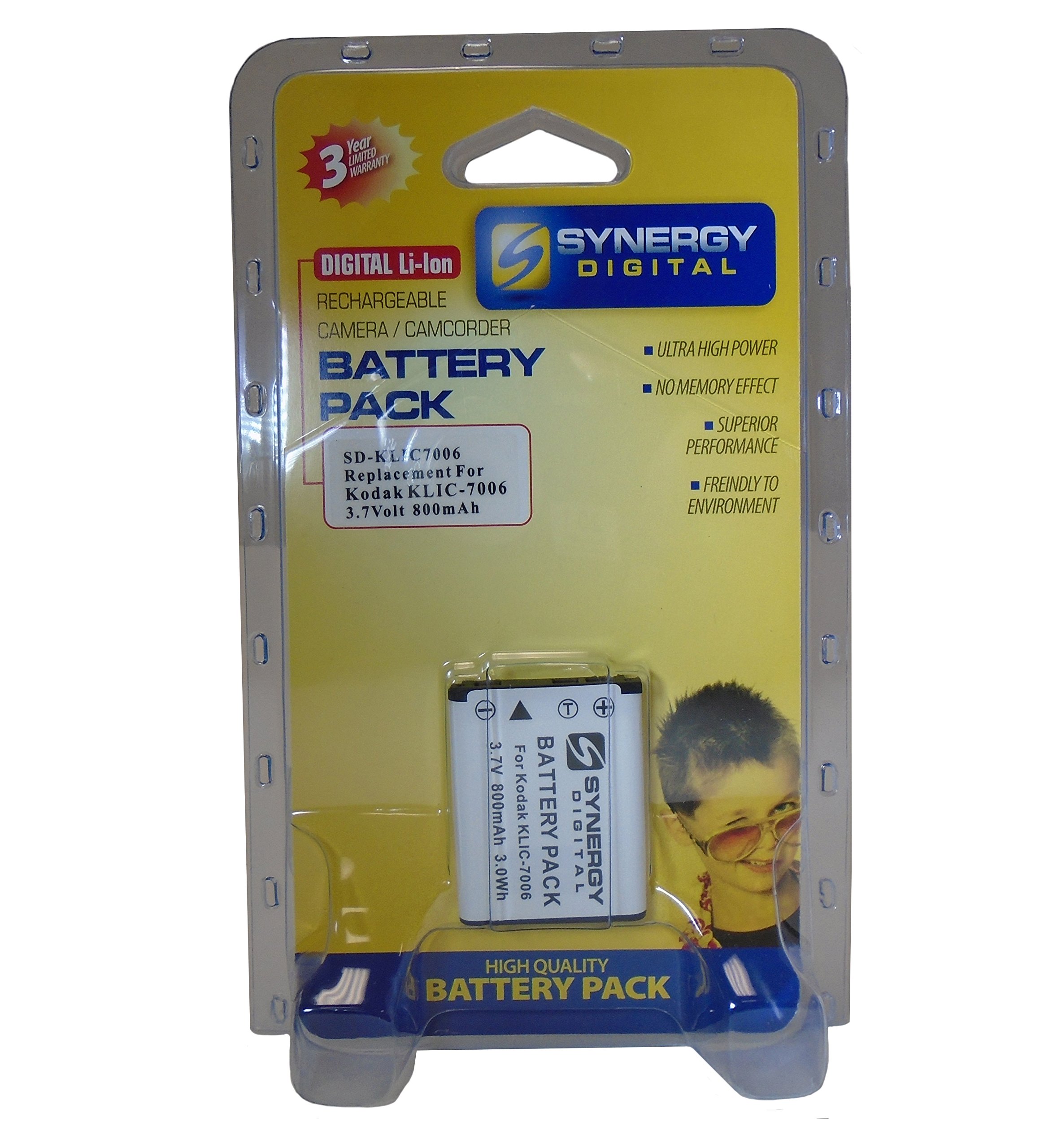 Synergy Digital Camera Accessory Kit - Battery & Charger for Kodak Mini M200 - Perfect for Travel Photography