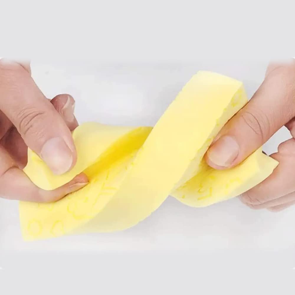 Premium Tandem Bath Sponge Loofah for Men & Women - Exfoliating Body Scrubber for Home & Salon Use - Soft & Durable (Multicolor, Pack of 2) - Perfect for Shower, Spa & Daily Skin Care Routine