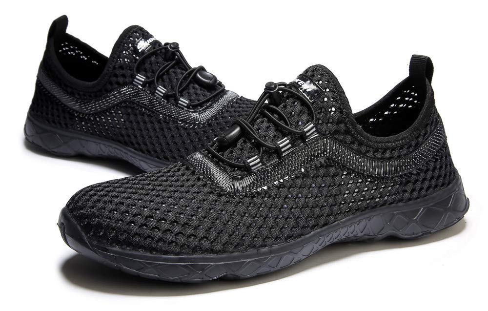 SUOKENI Men's Quick-Dry Slip-On Water Shoes for Beach, Swimming, Surfing & Water Sports - Lightweight Aqua Shoes for Pool, Boating, and Outdoor Activities