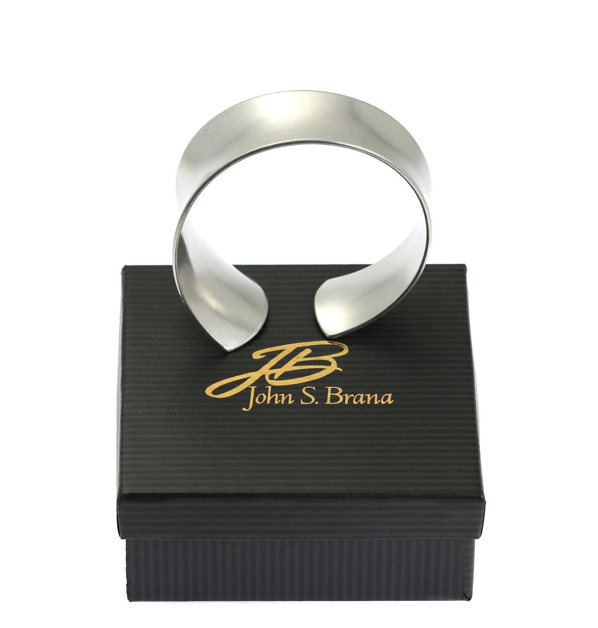 Elegant Tapered Brushed Anticlastic Aluminum Bangle Bracelet for Women - Minimalist Jewelry for Everyday Wear, Office & Special Occasions