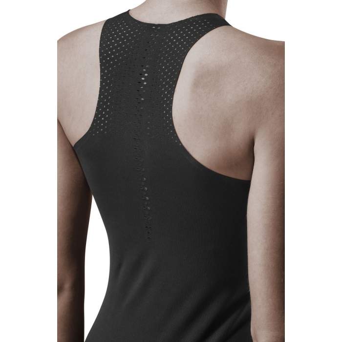 CEP Women's Ultralight Tank Top - Breathable Workout Shirt for Running & Yoga | Moisture-Wicking Activewear in Black