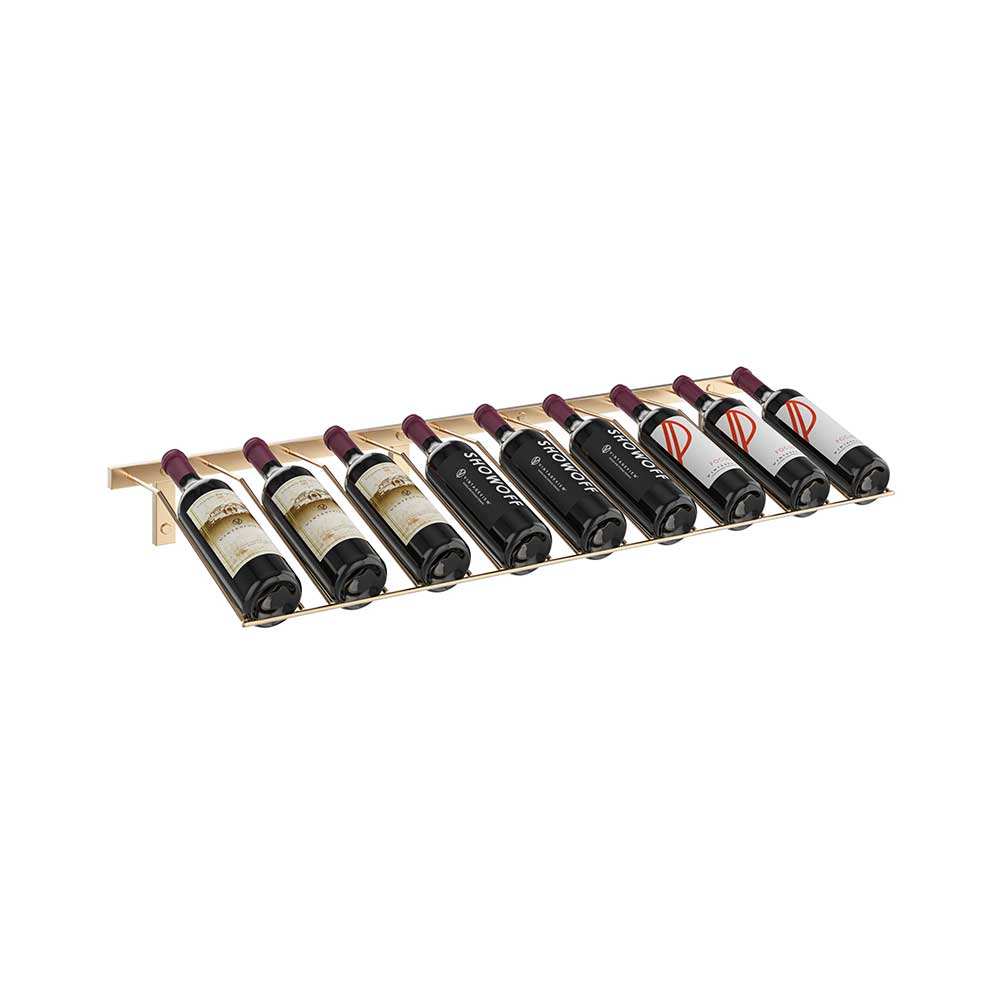 Premium W Series 9-Bottle Wine Rack - Space-Saving Wall Mounted Storage for Wine, Liquor & Spirits - Perfect for Home Bars, Kitchens & Dining Rooms