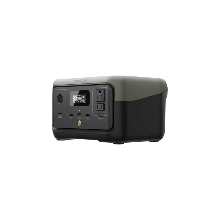 EcoFlow RIVER 2 Portable Power Station with 110W Solar Panel - Solar Generator for Camping, RV, Emergencies & Off-Grid Power