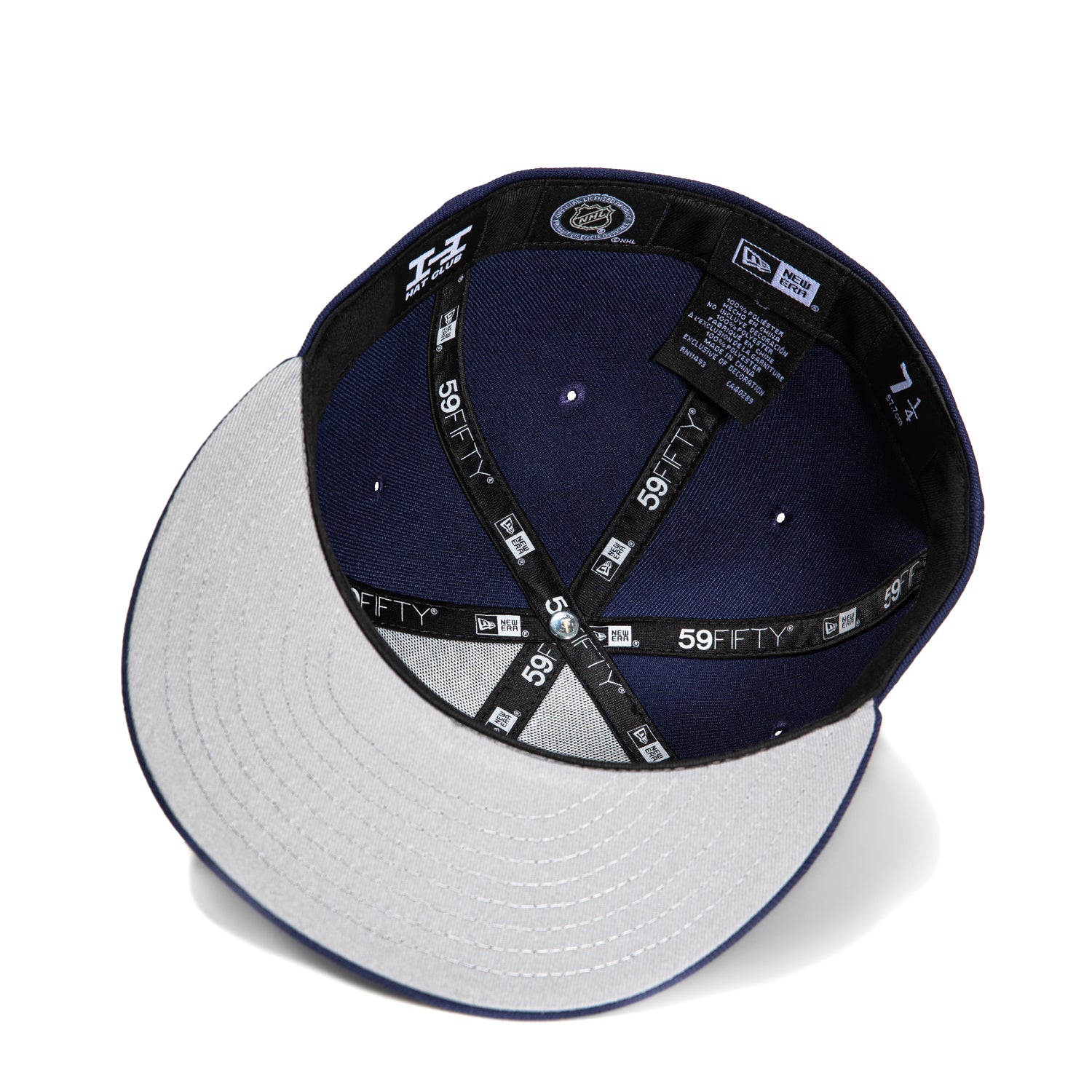 New Era 59Fifty New York Islanders 25th Anniversary Patch Snapback Hat - Light Navy Blue - Official NHL Licensed Cap for Hockey Fans & Sports Enthusiasts - Perfect for Games, Collecting, and Streetwear Fashion