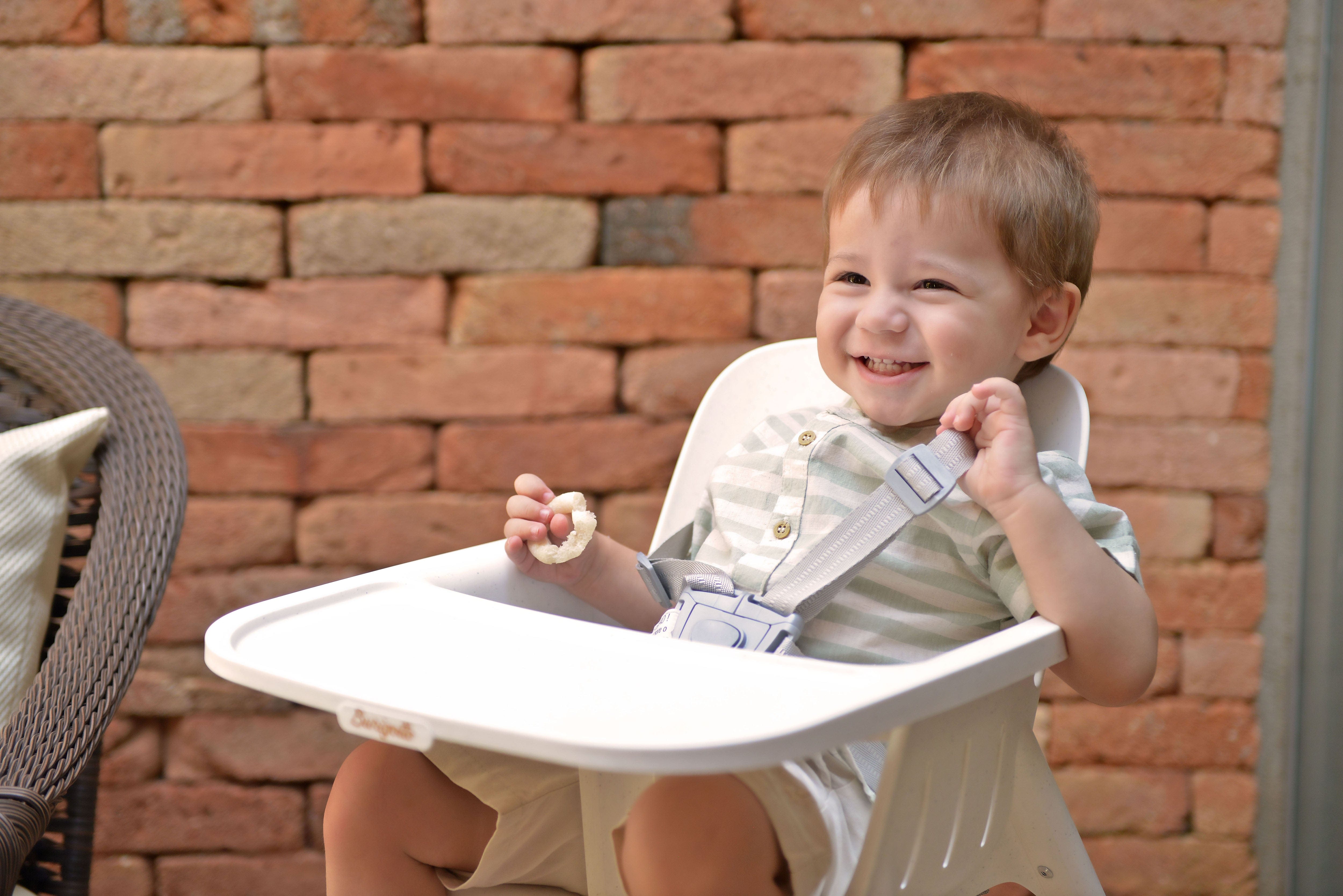 Peg Perego Poke High Chair for Babies - Adjustable Infant Feeding Seat with Tray - Perfect for Dining, Weaning & Family Mealtime