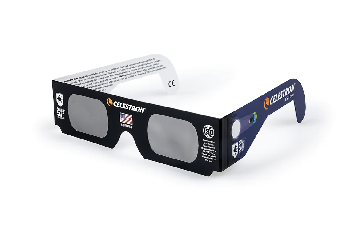 EclipSmart Solar Eclipse Glasses - ISO & CE Certified Safe Viewing Glasses for Solar Eclipses - Perfect for Astronomy Enthusiasts & Family Outdoor Events