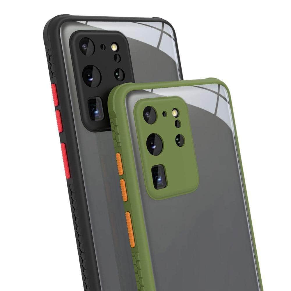 Premium Protective Case for Samsung Galaxy S21 - Shockproof Silicone Frame with Clear Back Cover | Perfect for Everyday Use, Travel & Outdoor Activities