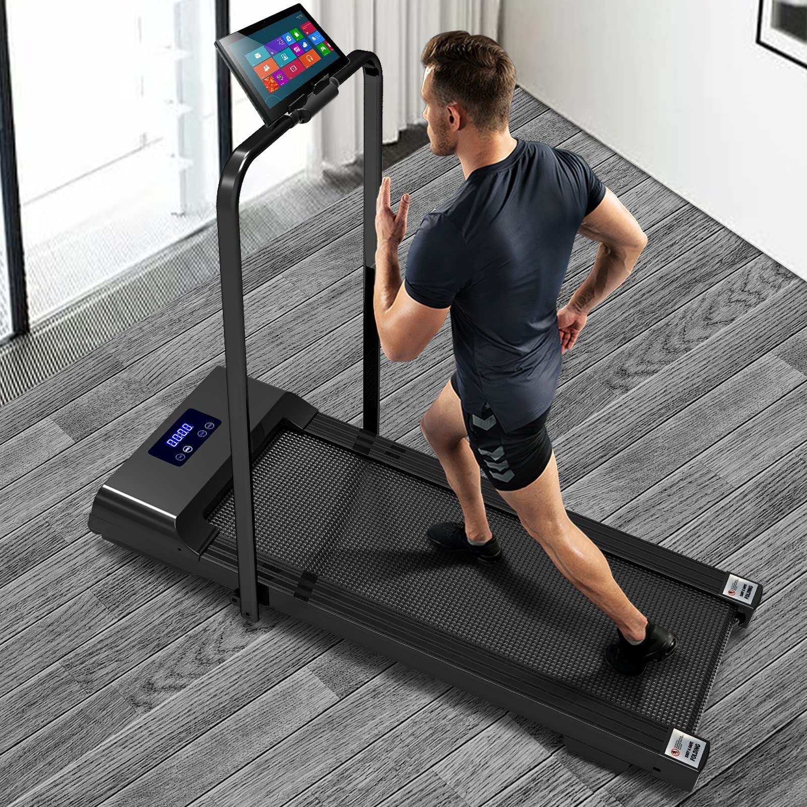 TOHOSP Under Desk Treadmill with Remote Control - Quiet Walking & Jogging Machine for Home Office, Small Spaces, Apartments - Perfect for Work from Home Fitness & Low-Impact Exercise