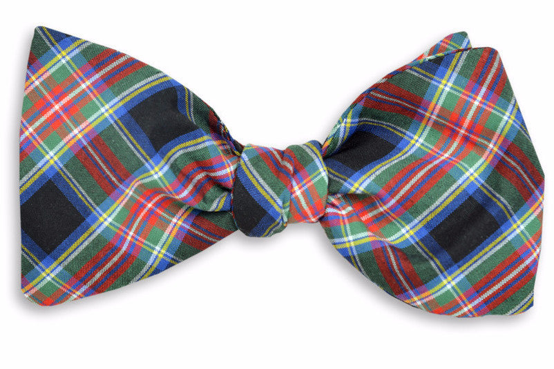 McMillan Tartan Bow Tie for Men - Classic Scottish Plaid Necktie for Weddings, Parties & Formal Events