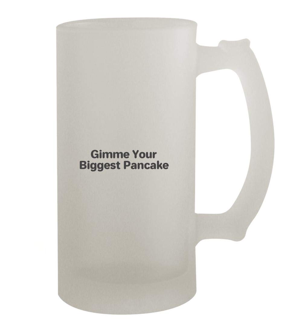 16oz Frosted Beer Stein - Extra Large Frosted Glass Mug for Beer, Soda & Cocktails - Perfect for Parties, BBQs & Home Bars