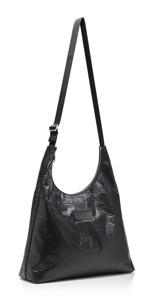 Durable Crunched Nylon Shoulder Bag for Women & Men - Lightweight Travel Backpack, Gym Bag, Work Tote - Perfect for Commuting, Shopping & Outdoor Adventures