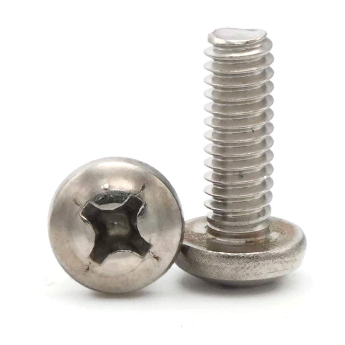 #10-24 Phillips Pan Head Machine Screws 316 Stainless Steel (Pack of 1000) - 1/2