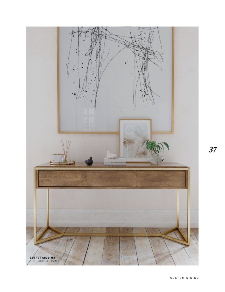 Canadel Custom Modern Dining Table - Stylish & Durable for Home, Restaurant & Office Use