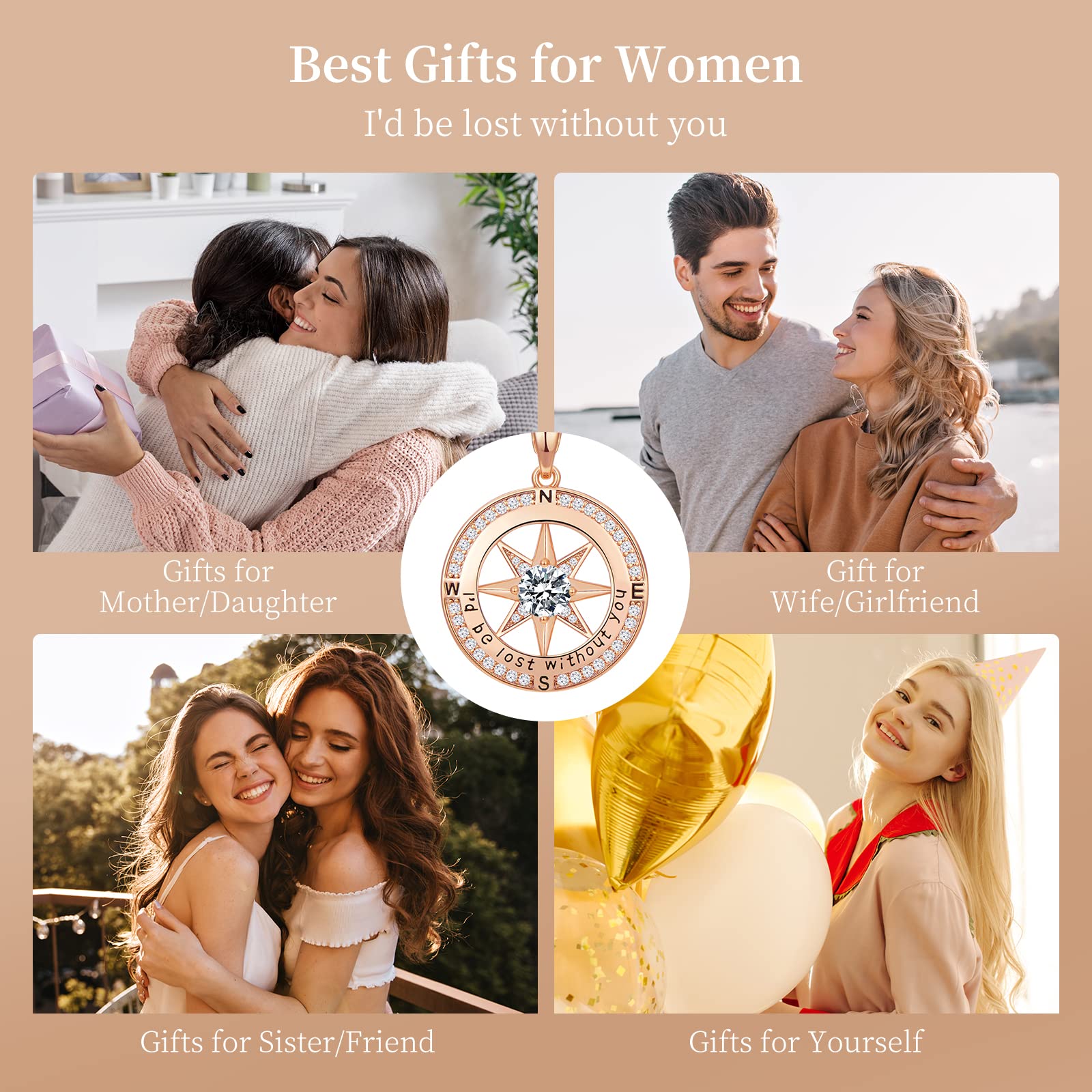Elegant Women's Necklace - Perfect Anniversary & Birthday Gift for Wife, Girlfriend, Mom | Ideal for Valentine's Day, Wedding, Party & Special Occasions