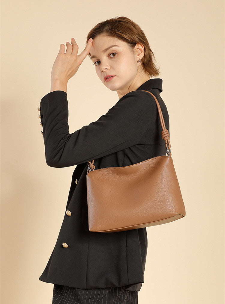 Premium Soft Leather Shoulder Bag for Women - Stylish & Durable Crossbody Purse - Perfect for Work, Travel & Everyday Use