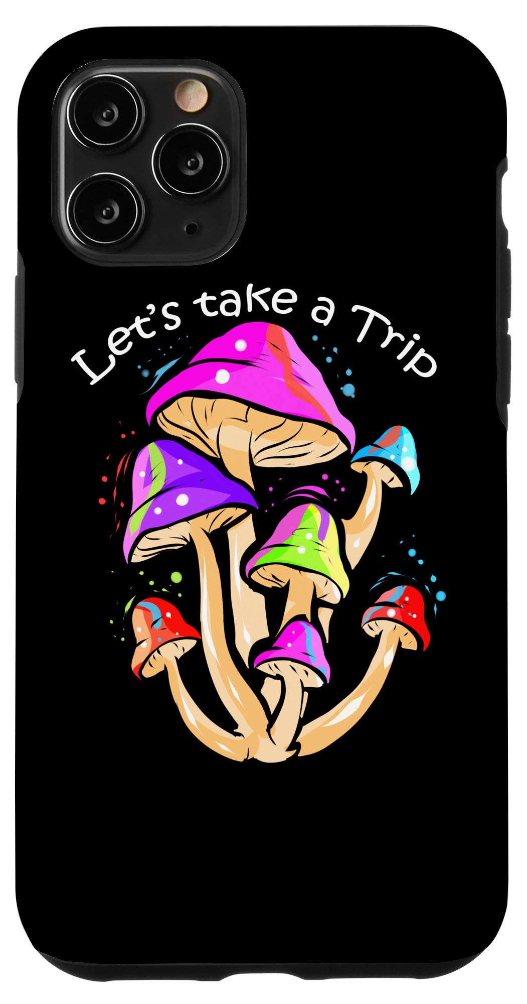 Premium iPhone 11 Pro Case with Unique Space Shroom & Magic Mushroom Design - Durable Protective Cover for Everyday Use, Travel & Outdoor Adventures