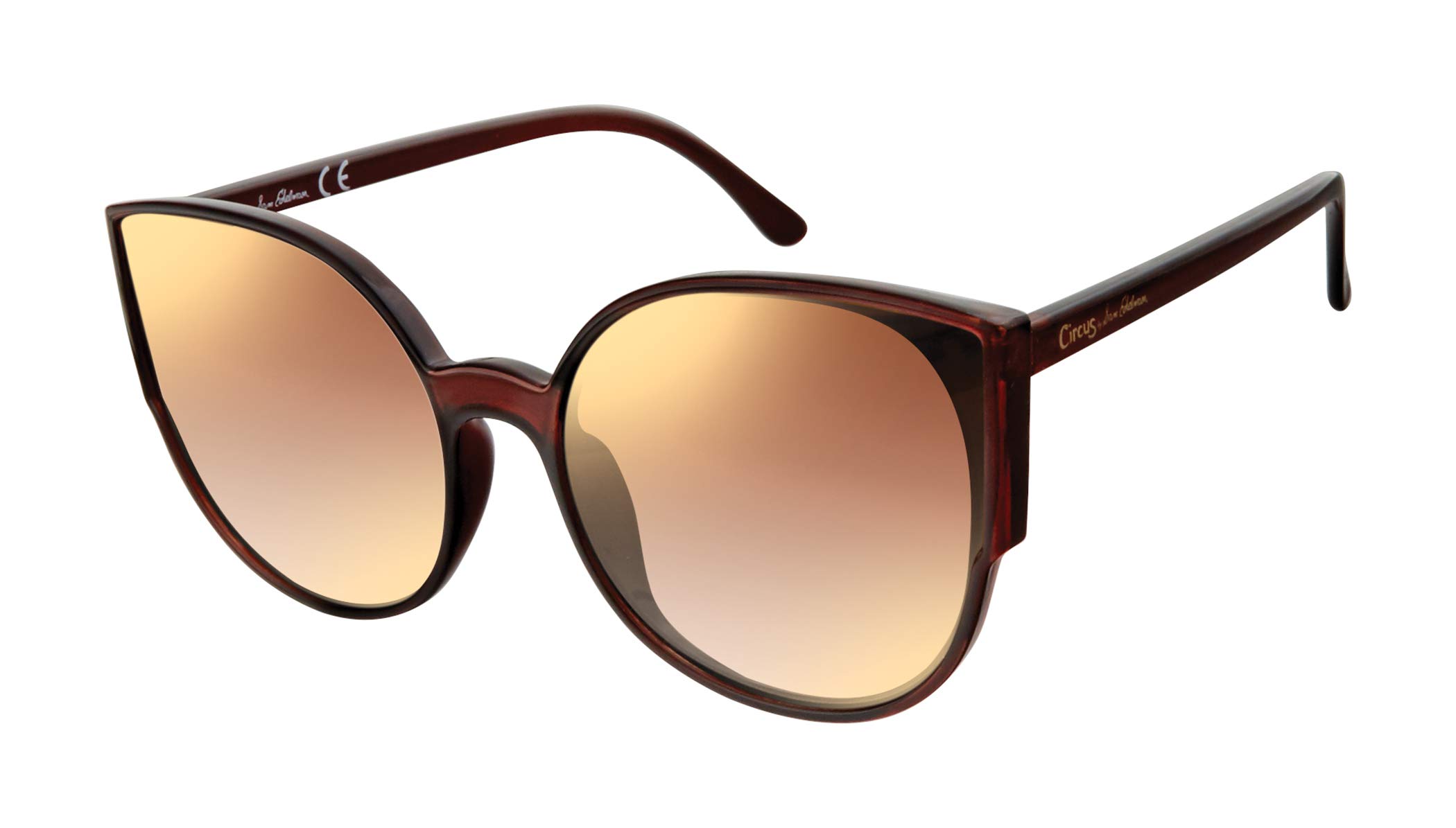 Sam Edelman Women's CC532 Rectangular Cat Eye Sunglasses – Stylish UV Protection for Outdoor, Beach & Driving | Circus NY Collection