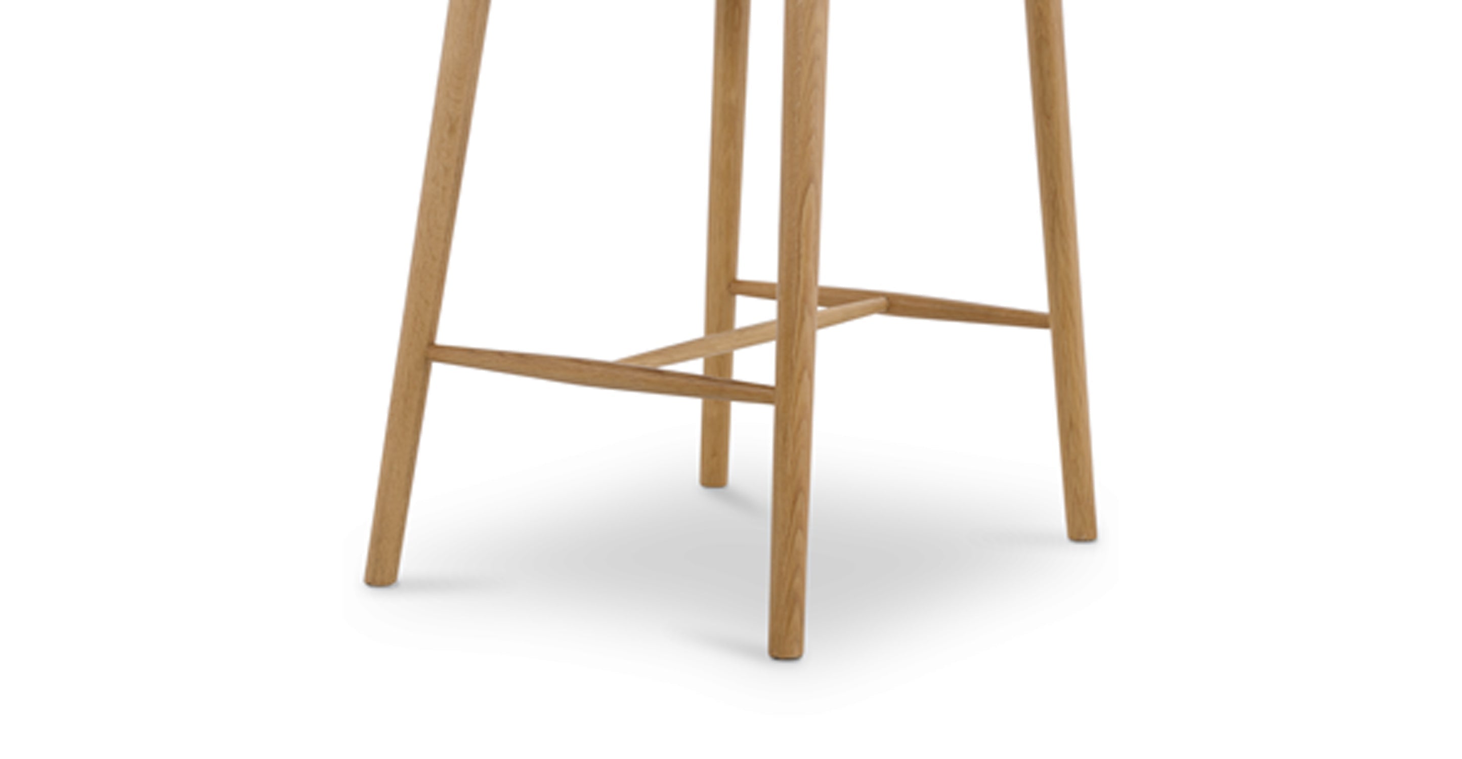 Bonato Leather Counter Stool - Modern Bar Stool with Cushioned Seat, Adjustable Height for Kitchen Island, Breakfast Bar & Home Decor