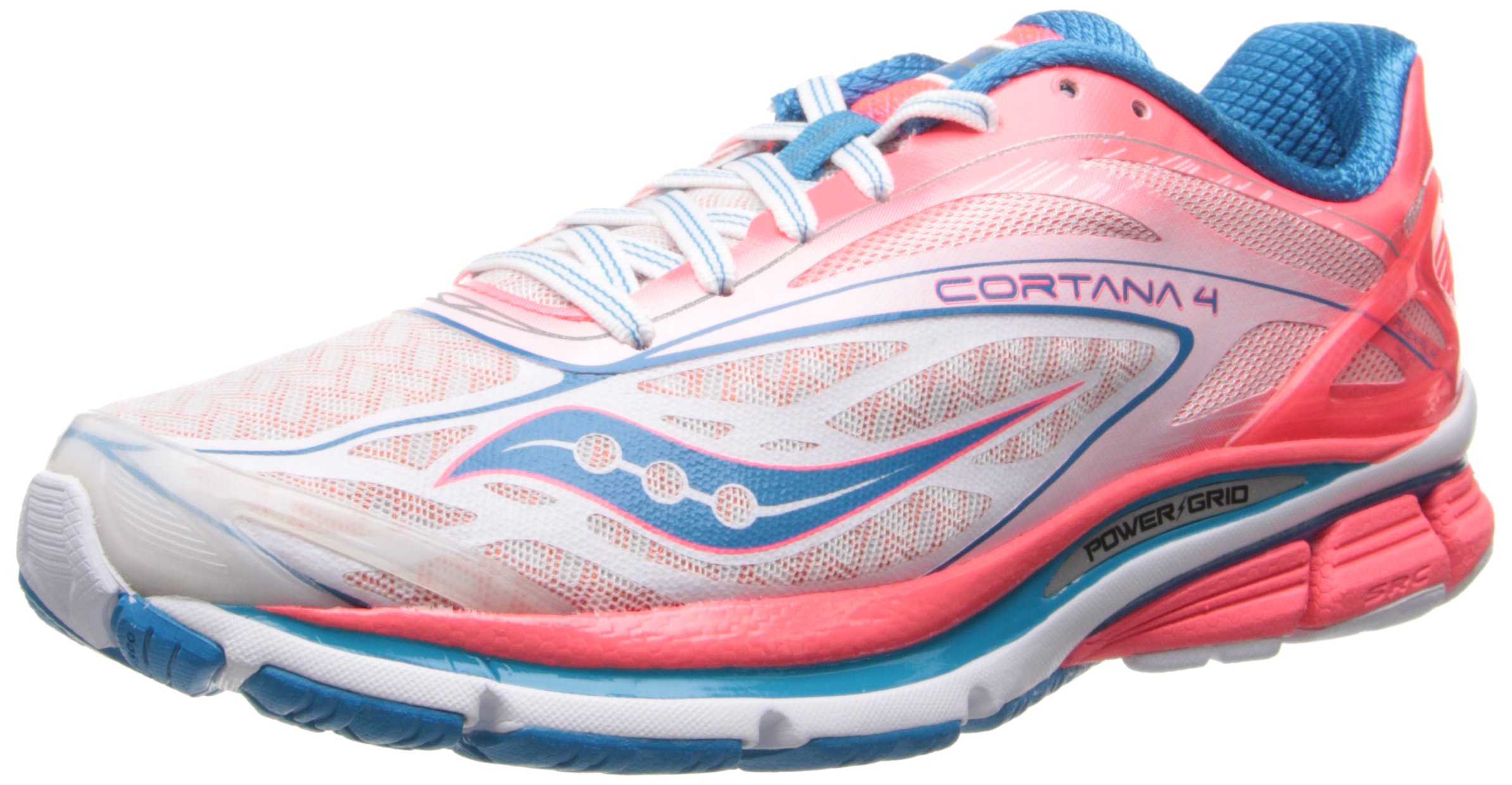Saucony Women's Cortana 4 Running Shoes - Lightweight Cushioned Sneakers for Road Running, Jogging & Gym Workouts - Perfect for Marathon Training & Daily Fitness Activities