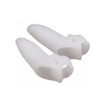 2PCS Silicone Toe Separators for Bunion Relief & Comfort - Soft Gel Stretchers for Pedicures & Yoga