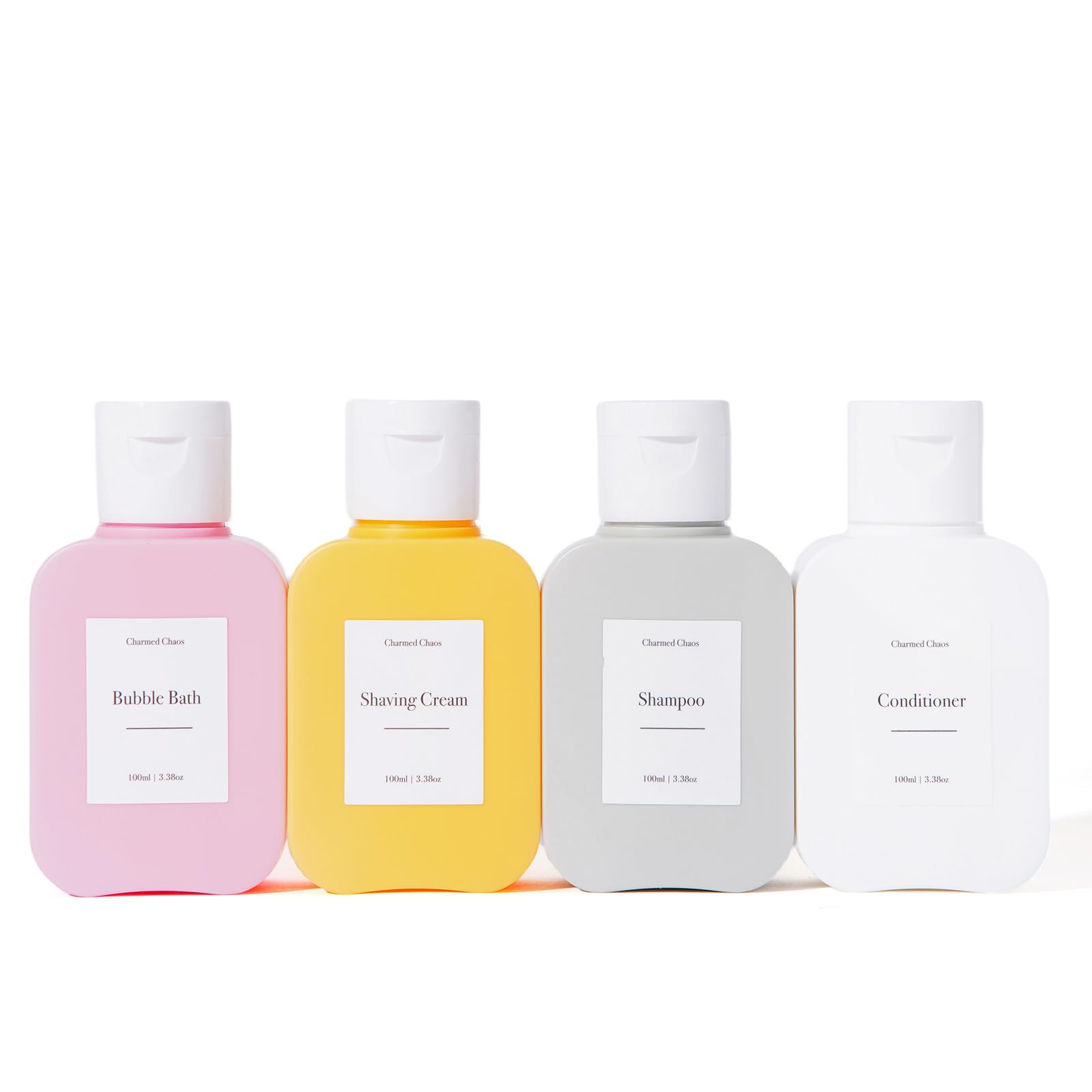 **Leak Proof Travel Toiletries Bottles Set - TSA Approved, BPA Free, Refillable Shampoo & Conditioner Containers for Air Travel | Perfect for Vacations, Gym, Camping & Daily Use (Summer Fusion)**