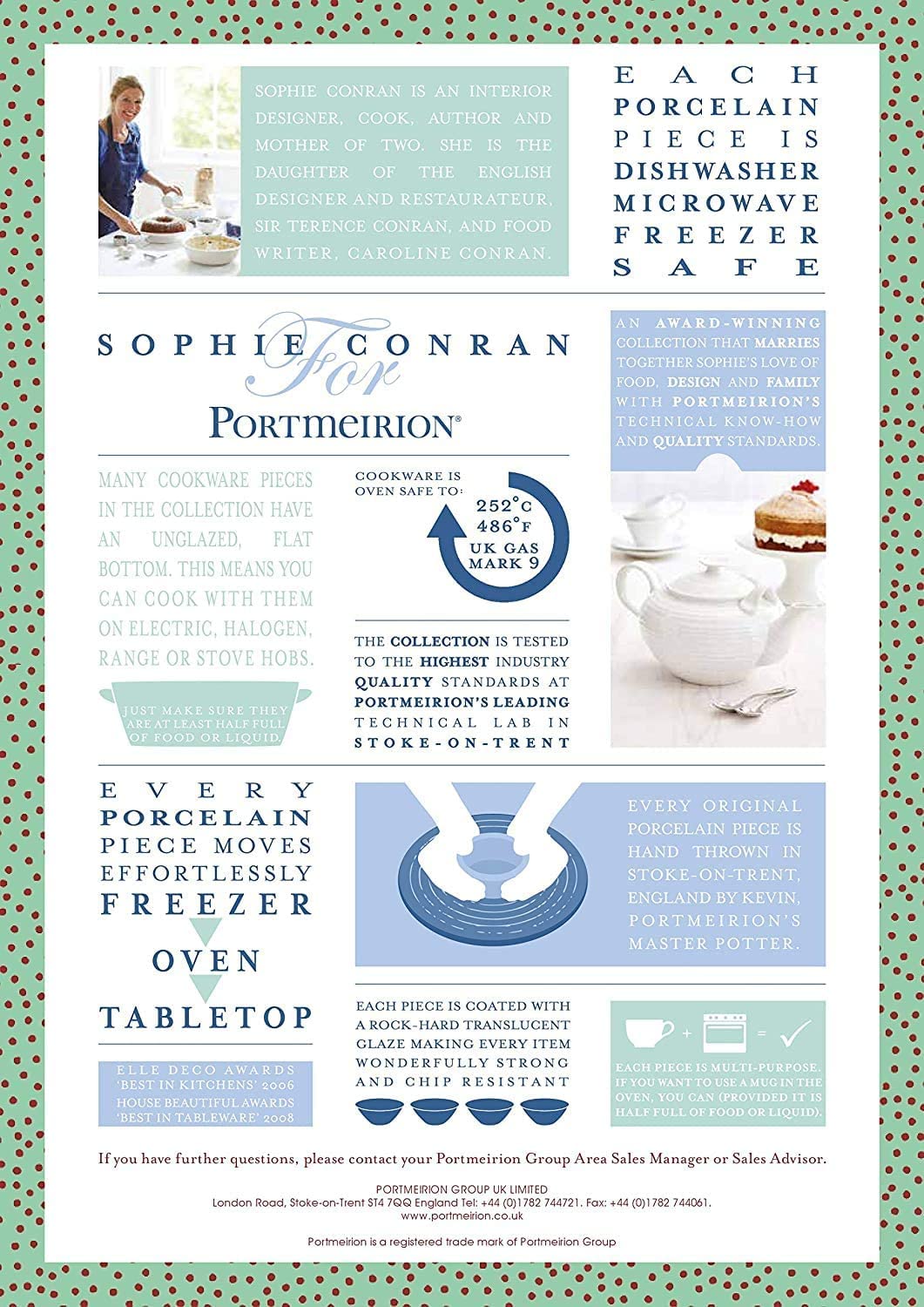 Portmeirion Sophie Conran White Porcelain Sandwich Tray - 13.5 x 9 Inch Appetizer Serving Platter for Parties, Snacks & Entertaining | Microwave & Dishwasher Safe | Elegant Dinnerware for Home & Restaurant Use