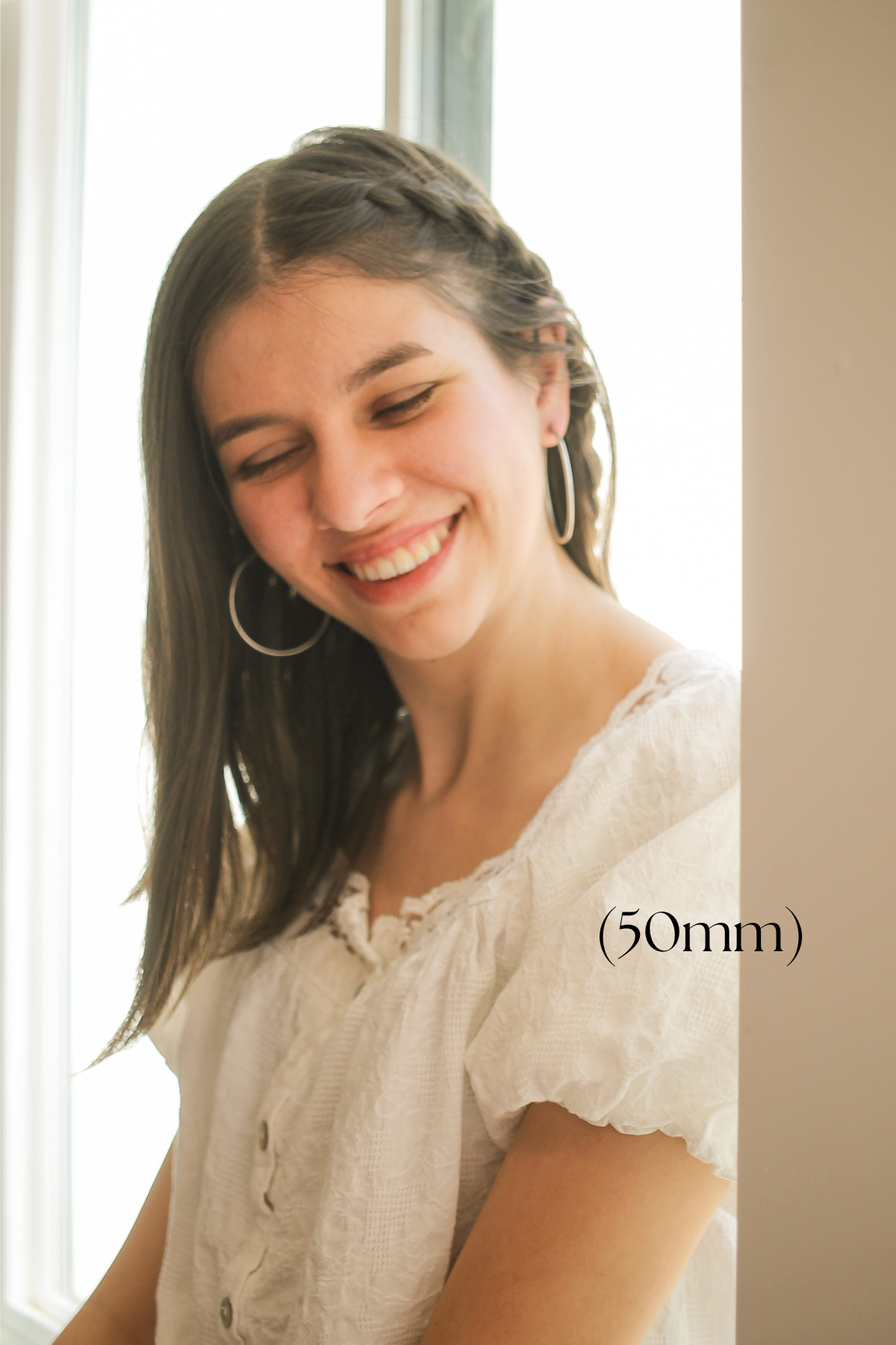 Silver Megan Hoop Earrings - 4 Size Options for Women | Perfect for Everyday Wear, Parties & Gifts