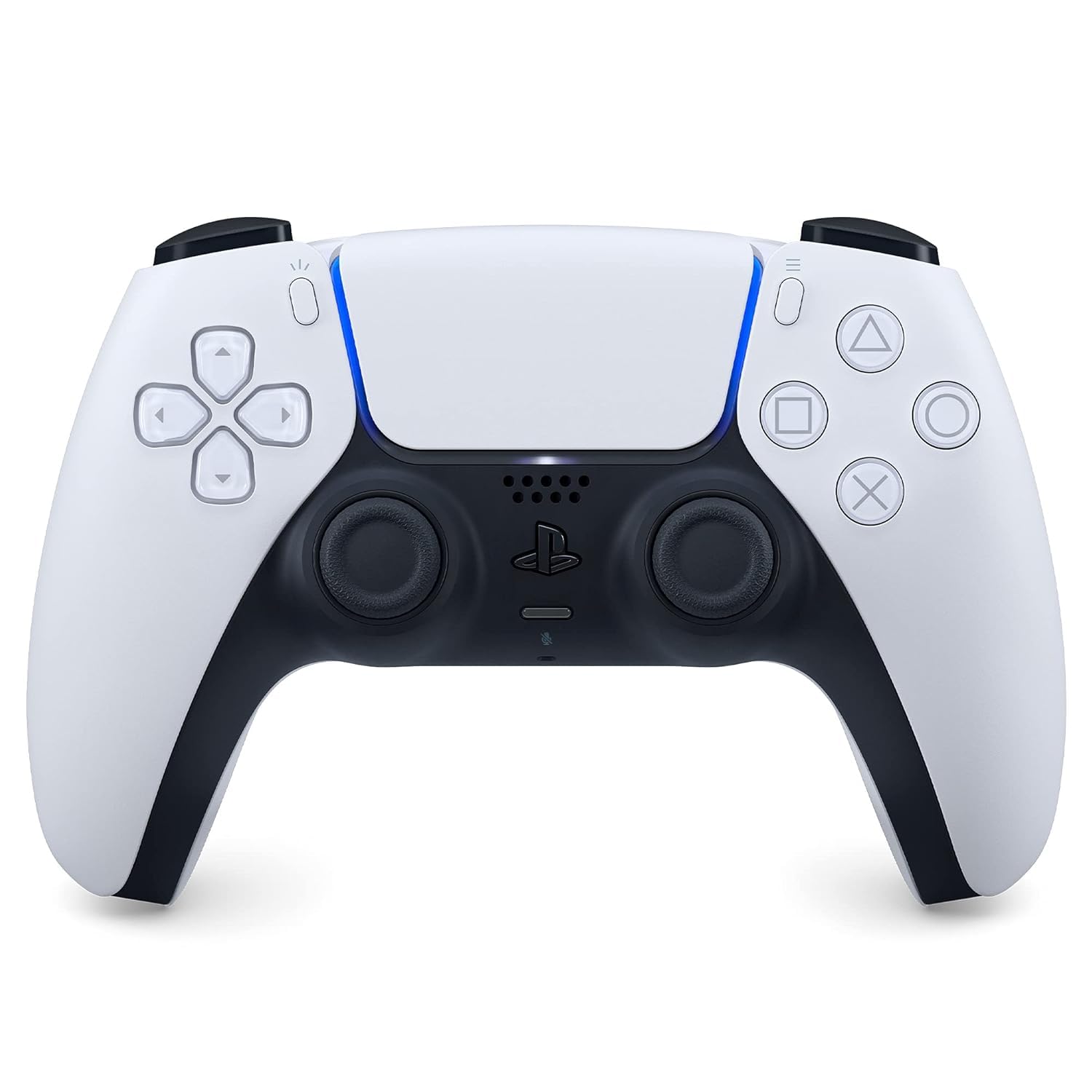 PlayStation 5 DualSense Wireless Controller - White (Renewed) | Official PS5 Gamepad with Haptic Feedback & Adaptive Triggers | Perfect for Gaming, Streaming & VR Play
