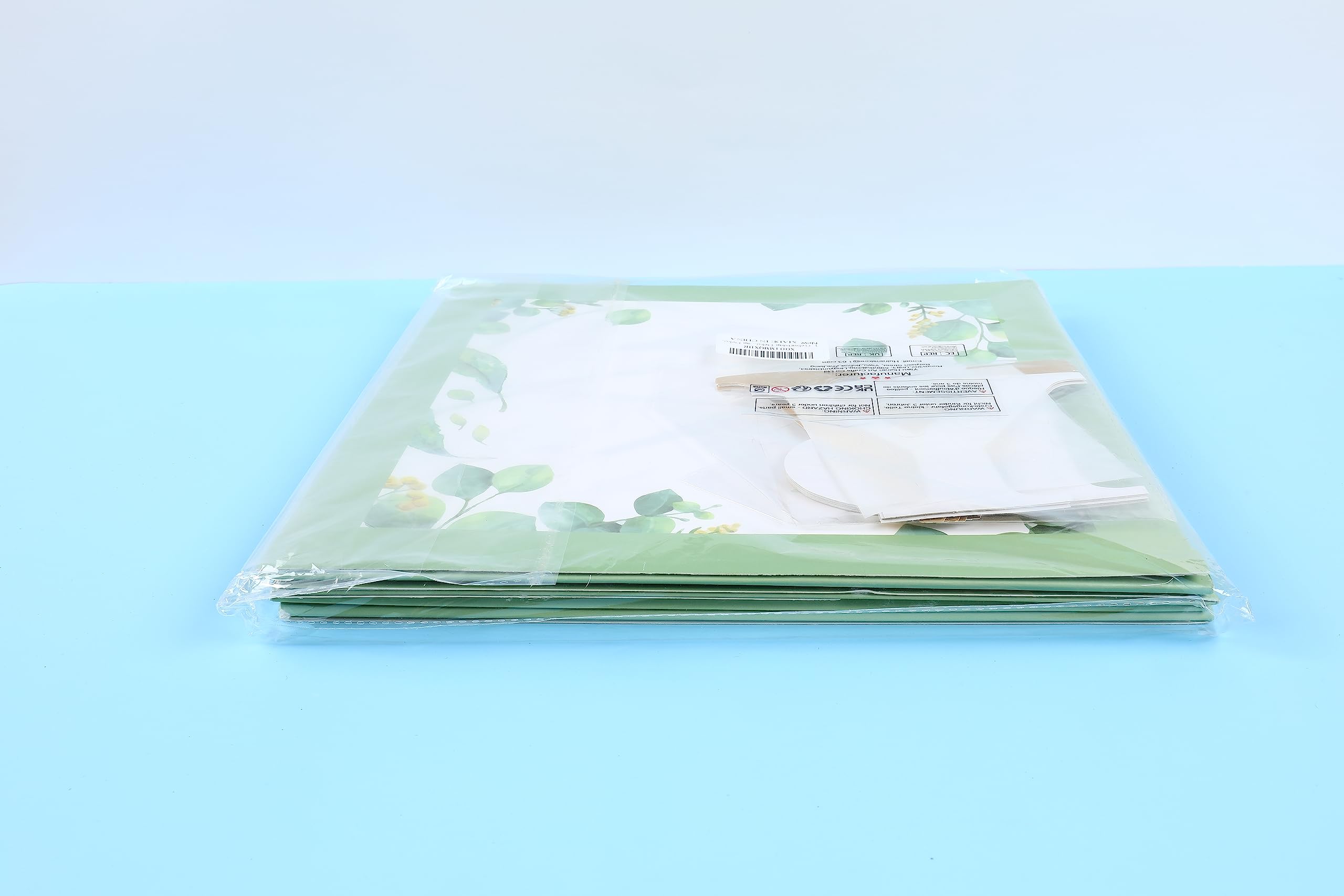 3Pcs Sage Green First Birthday Balloon Boxes with Stamped Letters - Baby Shower & 1st Birthday Decorations for Boys and Girls | Perfect for Birthday Party Backdrops, Cake Table Displays, and Photo Booth Props