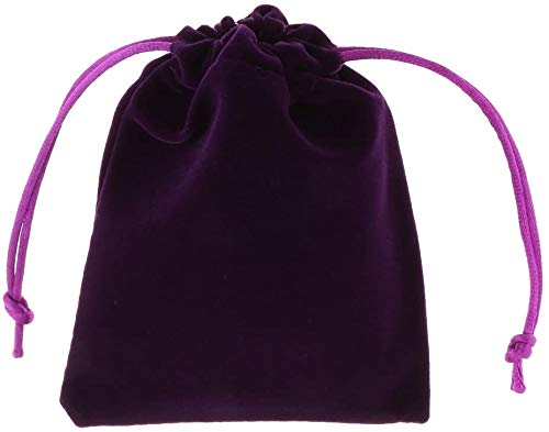 10-Piece Purple Velvet Drawstring Gift Bags (10x12cm) - Elegant Wedding Favors, Party Favor Pouches, Christmas Gift Bags for Jewelry, Candies & Small Keepsakes - Breathable Storage Solution for Events & Travel