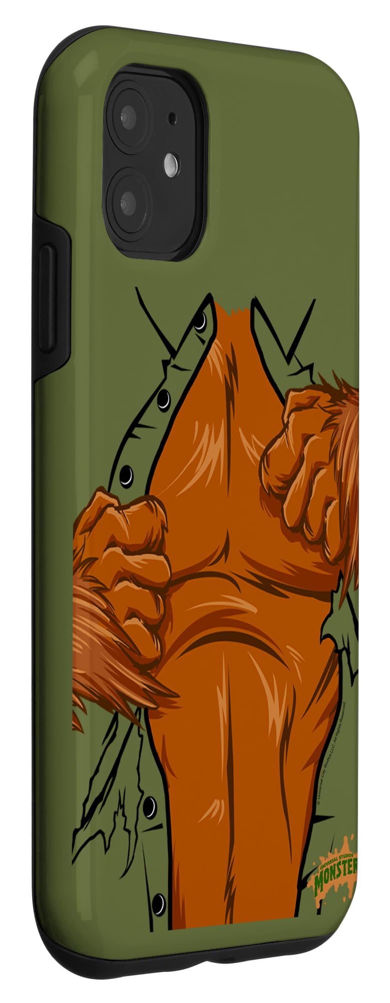 iPhone 11 Universal Monsters The Wolf Man Phone Case - Horror Movie Inspired Protective Cover for iPhone 11 - Perfect for Halloween Cosplay, Horror Conventions & Movie Themed Parties