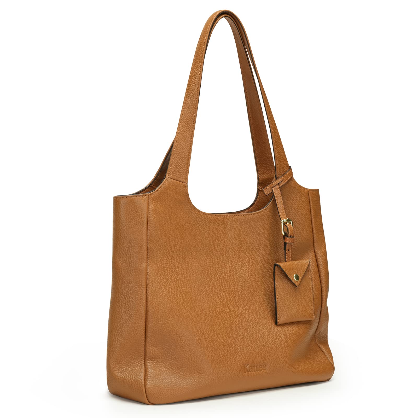 Kattee Soft Genuine Leather Shoulder Bag for Women - Stylish Tote Hobo Purse with Coin Pouch | Perfect for Work, Travel & Everyday Use